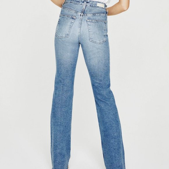 AG Adriano Goldschmied jeans alexxis boot jean high rise in color sundance - Picture 2 of 5